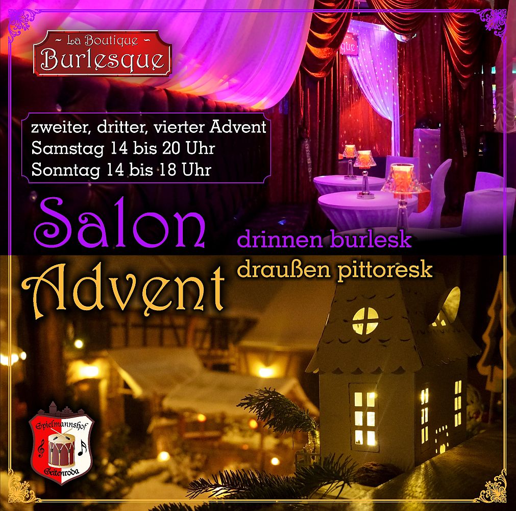 Salon Advent in der Spielerspelunke und dem Spielmannshof Seitenroda